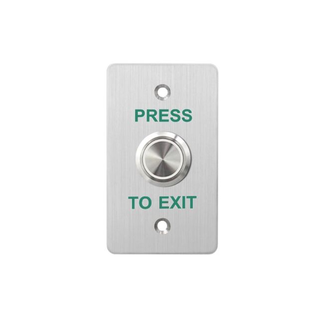 Buton cerere iesire exterior LinkPower ML-85, NO/NC/COM, otel inoxidabil, 12/24 V, rezistent la apa