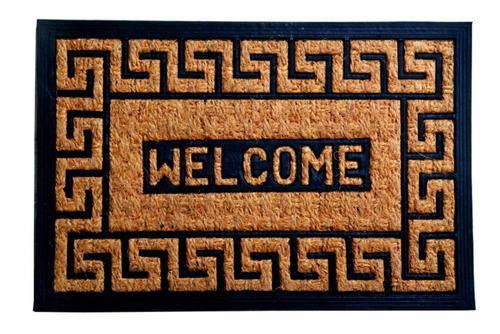 Covoras intrare Vanora VN-GOP-6040P2, cauciuc + nuca cocos, 60 x 40 cm (Maro)