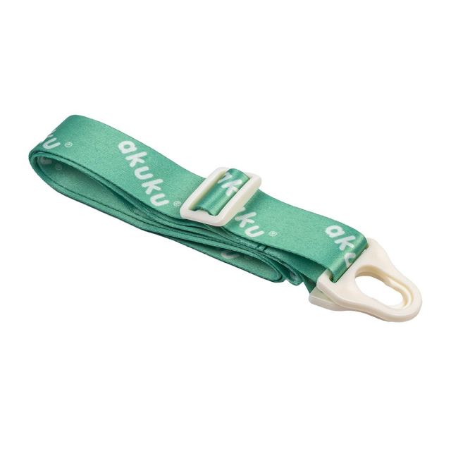 Sticla de apa pentru copii Akuku Verde cu pai, utilizare gradinitascoala, sistem dublu de utilizare, material tritan, capacitate 480ml, prevazuta cu maner si curea transport, inchidere de siguranta