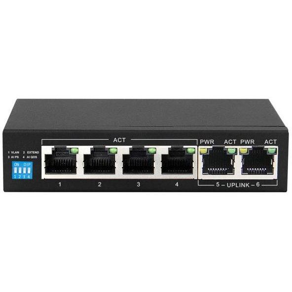 EXTRALINK Switch ExtraLink EX.14831 Euros V2, 6 Porturi, PoE