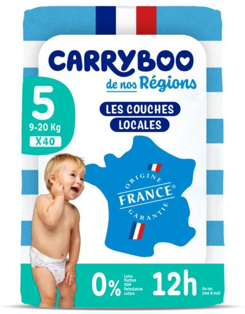 Scutece C5(12-25kg) fara parfum, marimea 5 Carryboo 40 bucati