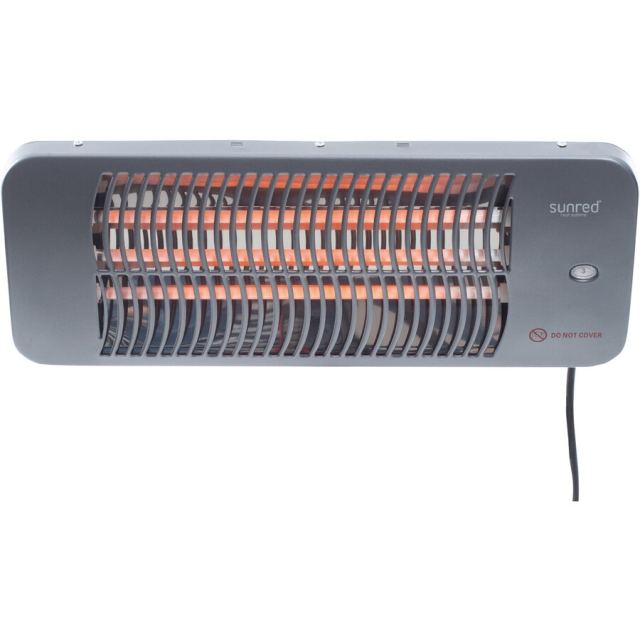 SUNRED ncalzitor de perete Sunred LUG-2000W Lugo Quartz, putere 2000 W, Gri