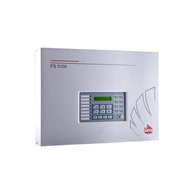 Centrala de incendiu conventionala UniPOS FS5100, 2 linii detectie, 32 detectori/linie, 5 iesiri