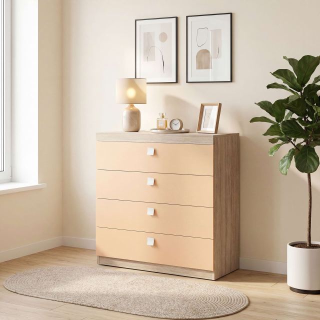 Comoda copii LINEA, 4 sertare