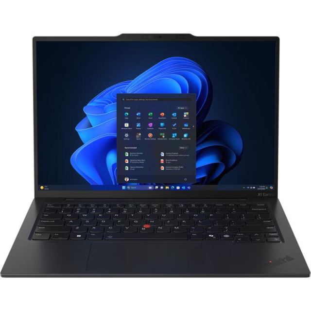 Lenovo Laptop ThinkPad X1 Carbon Gen 13 Aura Edition, Procesor Intel® Core™ Ultra 7 265U pana la 5.30 GHz, 14 inch, 2.8K OLED, 120Hz VRR, Touch, 64GB LPDDR5X, 2TB SSD, 5G, Intel® Graphics, Windows 11 Pro, Negru