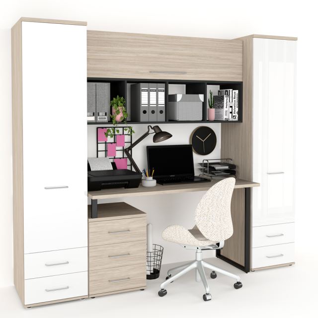Birou cu biblioteca STUDIO 7
