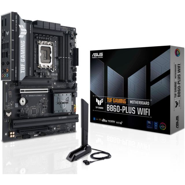Asus Placa de baza ASUS TUF GAMING B860-PLUS WIFI, Intel B860, Socket 1851, ATX