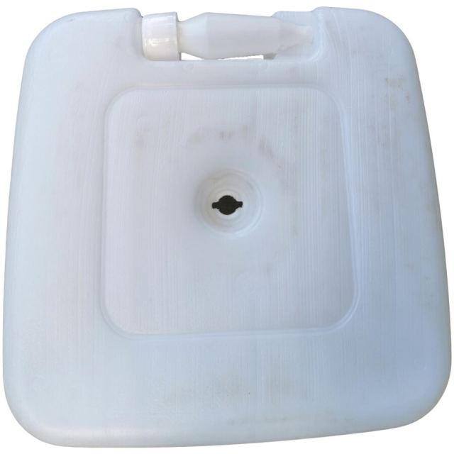 Naterial Suport umbrela terasa, plastic, 65 x 65 cm, H 15 cm, Alb