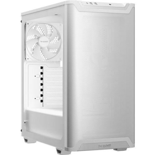 Be&nbsp;quiet! Carcasa PC Be quiet! Pure Base 501 Airflow, Panou lateral din sticla securizata, Middle Tower, Fara sursa, 6 ventilatoare compatibile, 2 incluse, Alb