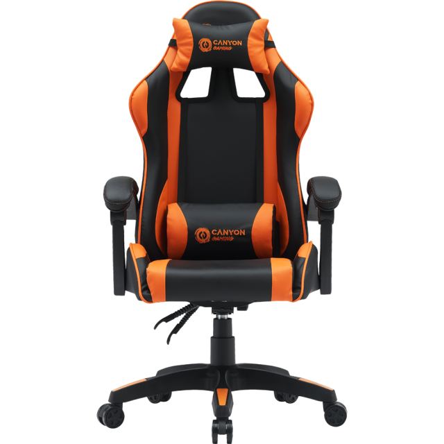 Canyon Scau gaming Canyon CNE-SGCH2, 120 kg, spatar reglabil,  Negru-Portocaliu
