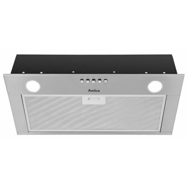 AMICA Hota incorporabila Amica OMC6242I, 60cm, 350m3/h, iluminare LED, filtru din aluminiu, clasa energetica C, Argintiu