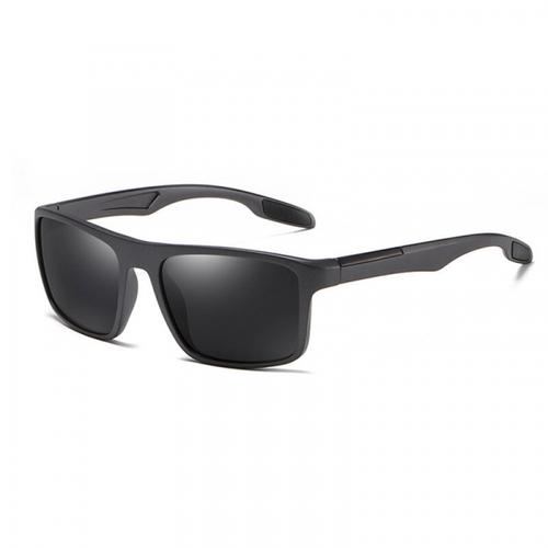 Ochelari De Soare Barbati Techsuit TR90 (MM101), Polarizati, Protectie UV (Negru/Gri)