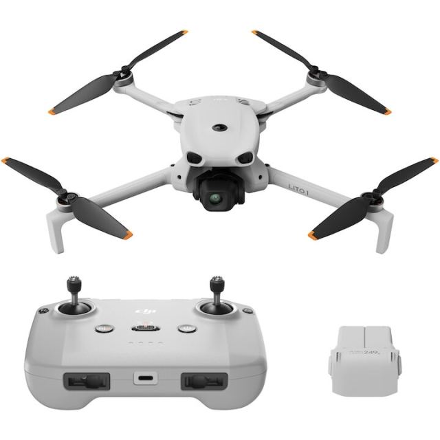 DJI Drona DJI Lito 1, rezolutie foto 48MP, video 4K, autonomie 36 minute, distanta operare 20 km, Negru/Gti