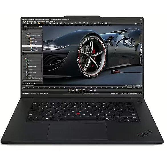 Lenovo Laptop Lenovo ThinkPad P1 Gen 7, Intel Core Ultra 7 165H, 16inch, RAM 32GB, SSD 1TB, nVidia GeForce RTX 4060 8GB, Windows 11 Pro, Negru