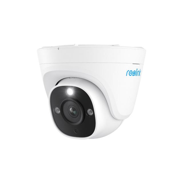 Camera supraveghere IP Dome Reolink RLC-1224A P344, 12 MP, 2.8 mm, lumina alba / IR 30 m, microfon, difuzor, slot card, PoE