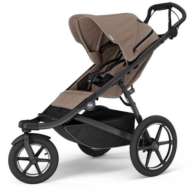 Thule Carucior Thule Urban Glide 3 all-terrain cu prinderea hamului magnetica, Tint Taupe (Bej)