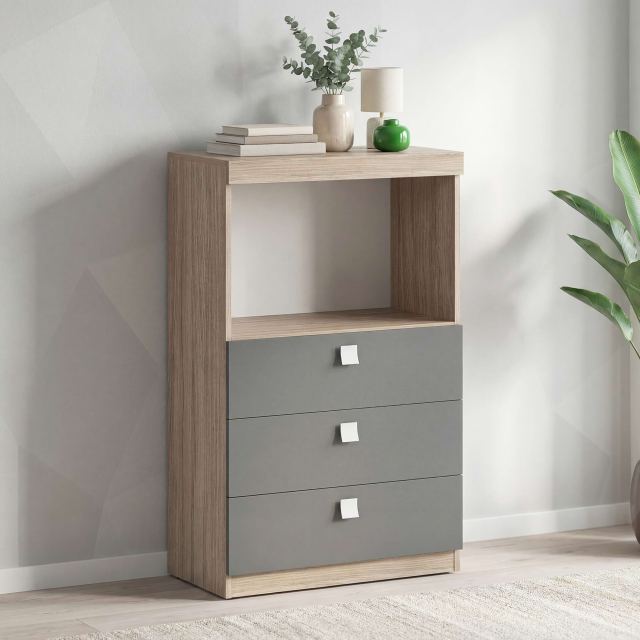 Comoda inalta LINEA, 3 sertare