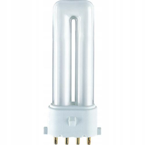 Lampa fluorescenta, Osram Dulux S/E, 2G7, 7W, 400lm, 3000K, Dimabil, Alb cald