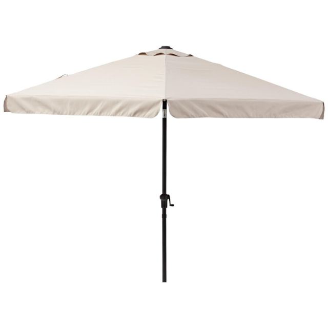 Naterial Umbrela terasa, otel/poliester, 296 x 296 cm, H 247 cm, Taupe