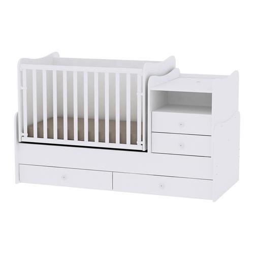 Mobilier Lorelli Combo, 72 x 172 cm, lemn, Alb