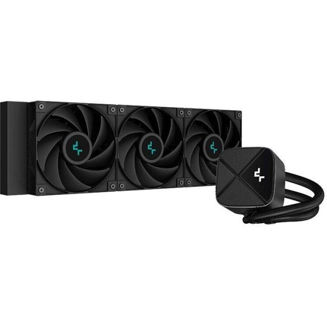 Deepcool Cooler CPU DeepCool LS720S Zero Dark, 3x120 mm, 2250 rpm, PWM, Negru