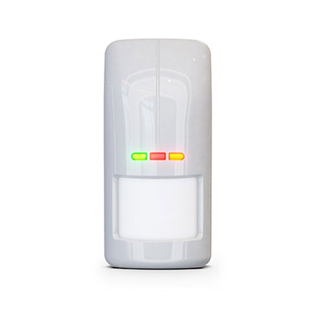 Detector de miscare exterior digital dual PIR si MW Satel OPAL PRO GY, 15 m, 100 grade, senzor crepuscular, antimasking, creep zone, pet immunity 20 kg, gri