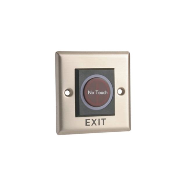 Buton cerere iesire cu infrarosu Dahua ASF908, inox, NO/NC, fara contact, montaj aplicat