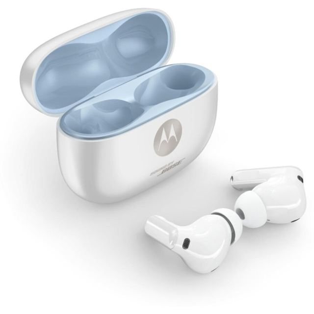 Motorola Casti True Wireless In-Ear Motorola moto buds 2 Plus, Bluetooth 6, IPX54, ANC, Microfon, PANTONE Alb