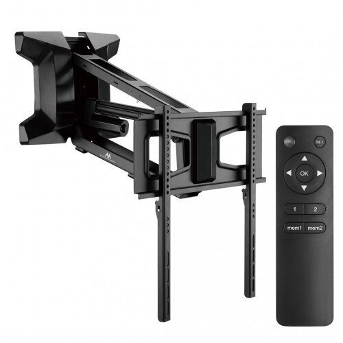 MACLEAN Suport TV / Monitor Maclen MC-891, de perete, cu telecomanda, compatibil 37-70 inch, greutate suportata 35 kg, Negru