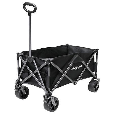 Carucior Plaja Rebel Active RBA-5503, 150 L, 100 Kg, pliabil (Negru)