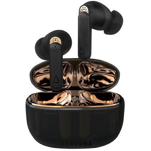 Creative&nbsp;Labs Casti True Wireless Creative Aurvana ACE 2, Bluetooth 5.3, ANC, 24H autonomie, Negru/Cupru