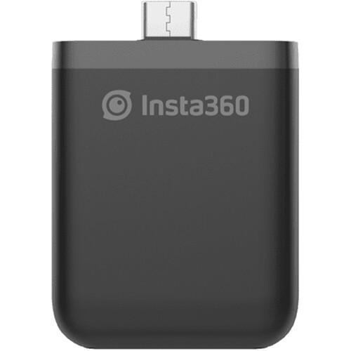 Baza baterie verticala Insta360 CINORHM/A, USB-C, 1190 mAh (Negru)