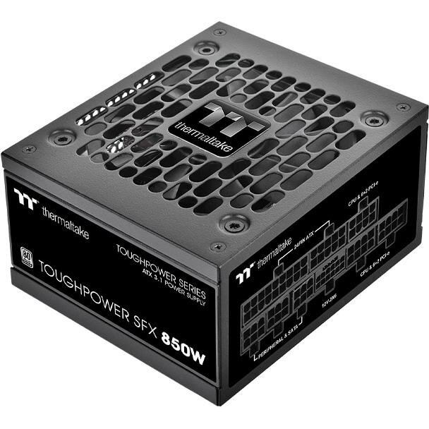 Thermaltake Sursa alimentare Thermaltake ToughPower SFX, 850 W, Full Modulara, 80 PLUS Platinum, ATX 3.1, Negru