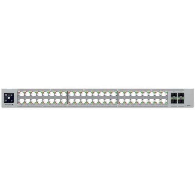 UBIQUITI Switch Ubiquiti 10Gigabit ECS-48-POE, 48 porturi,cu management, Gri