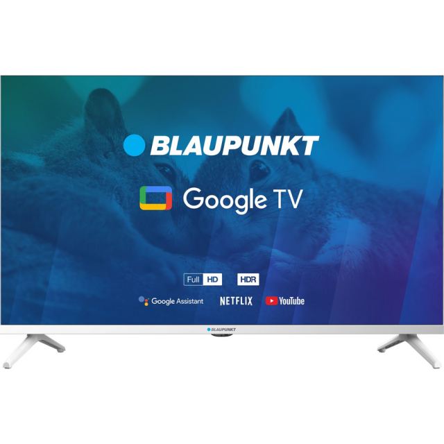 Blaupunkt Televizor Blaupunkt LED 32FBG5010S, Smart Google TV, Full HD, Clasa F,diagonala 81 cm, Alb