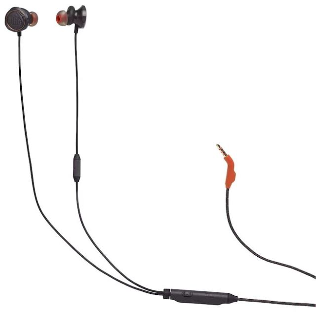JBL Casti Gaming In-Ear JBL Quantum 50, cu fir, Microfon, Negru