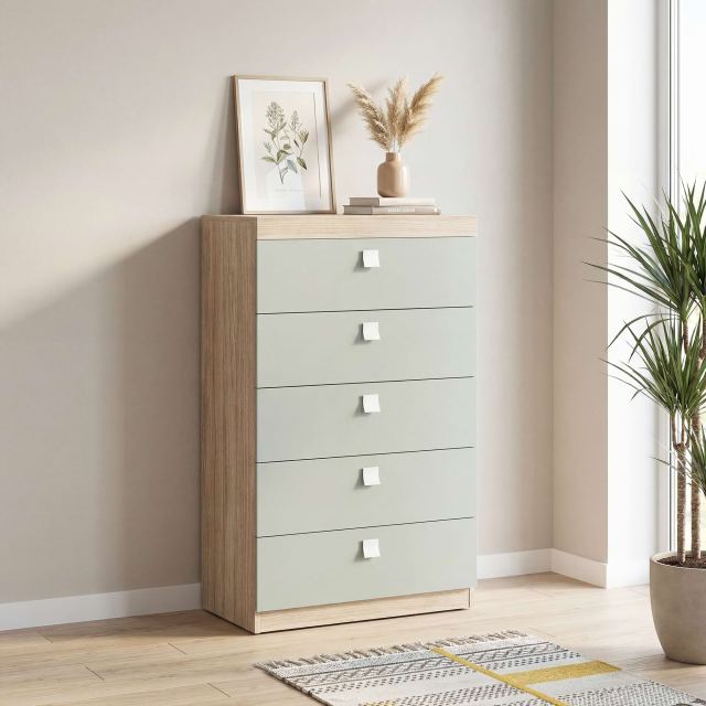 Comoda inalta LINEA, 5 sertare