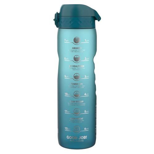 Sticla apa Times To Drink, recyclon, 1L, Teal&Blue - Ion8