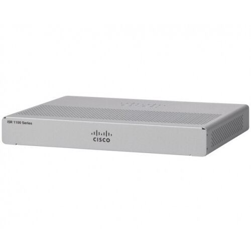 Cisco Router Wireless Cisco C1101-4P, Gigabit Ethernet, 4 Porturi Gigabit, Dual-Band, VPN, Securitate Avansata, Gri