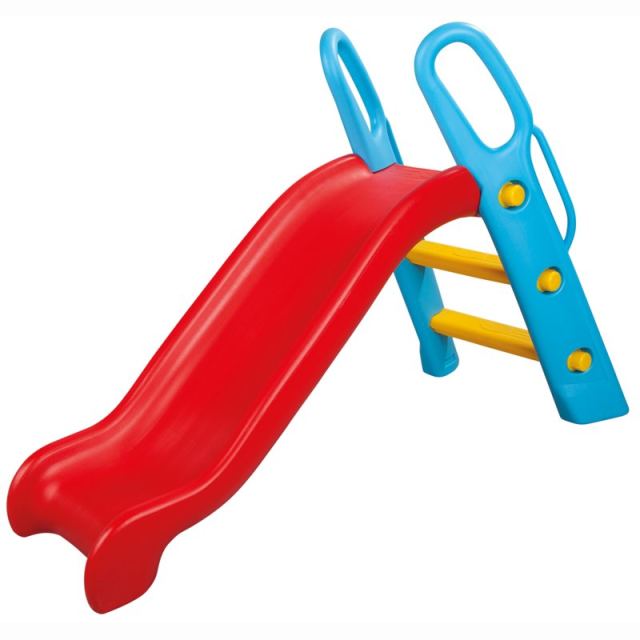 Tobogan pentru copii Pilsan Bingo utilizare interiorexterior, plastic rezistent UV, manere de sustinere, margini rotunjite, montaj usor, capacitate incarcare 25kg, recomandat de la 12 luni