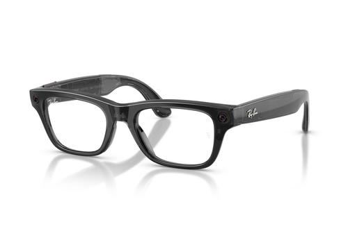 Ochelari Smart Ray-ban META Blayzer Optics Gen 2 RW7001 8526 54, Wi-Fi 6, Bluetooth, Aparat foto cu filmare, Asistent vocal, 32GB Flash, Lentile Transparente (Negru)