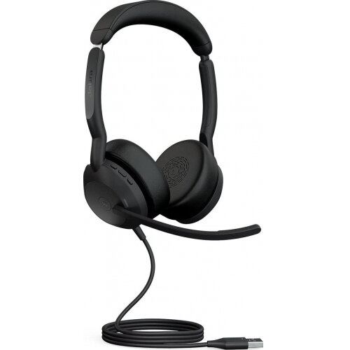 Jabra Casti cu microfon Jabra Evolve2 50 Stereo Microsoft Teams, Bluetooth/USB-C/A, Negru
