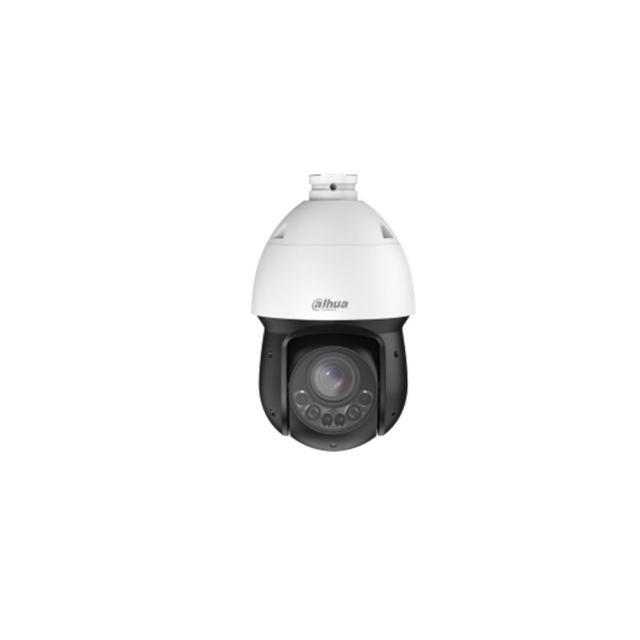 Camera supraveghere IP Speed Dome PTZ cu iluminare duala Dahua Starlight WizSense SD4D425MB-HNR, 4 MP, 5 - 125 mm, IR/lumina calda 100 m, Auto-Tracking, PoE, slot card, 25x