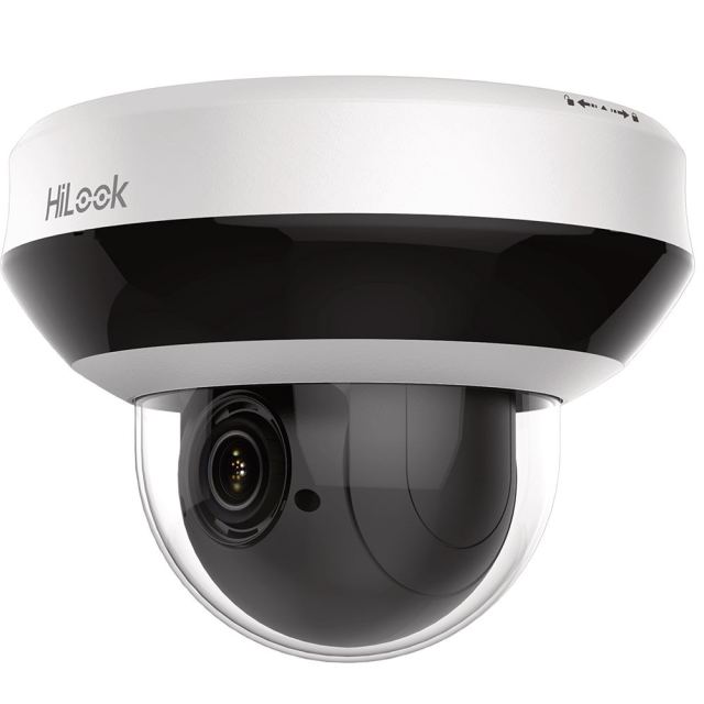 Camera supraveghere rotativa IP Speed Dome PTZ Hikvision Hilook DarkFighter N2404I-DE3(G), 4MP, 2.8 - 12 mm, 10 - 1500 mm, IR 20 m, microfon si difuzor, slot card, zoom 4x, detectie smart, PoE