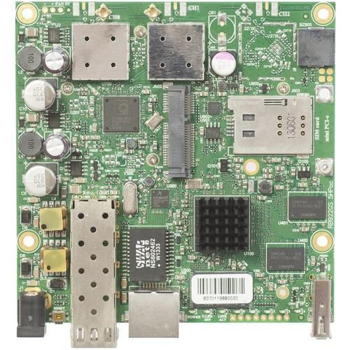 Placa de baza pentru router, MikroTik RB922UAGS 5HPacD, 5GHz, 1x RJ45 1000Mb/s, 1x SFP, 1x miniPCIe