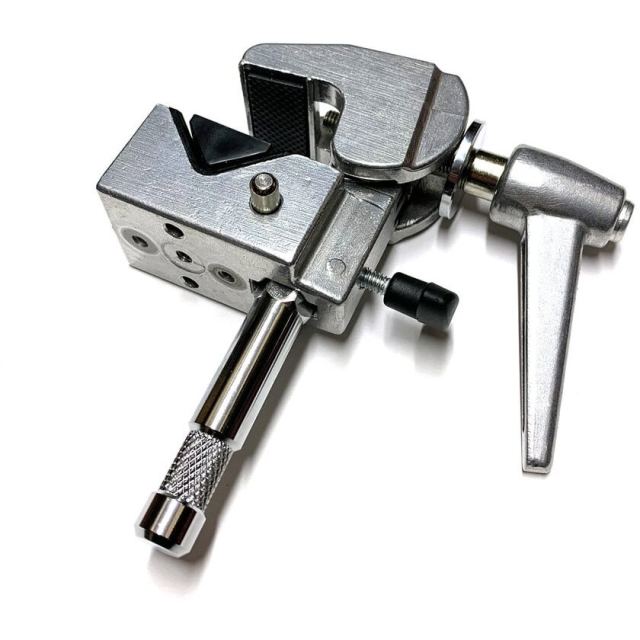 Visico Clema heavy-duty tip menghina cu spigot 5/8” detasabil M11-034S M11-007S, Argintiu