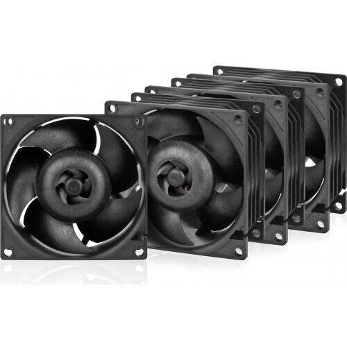 Arctic Ventilator carcasa Arctic, 80mm, 10000 rpm, dual-bearing, PWM regulated, pachet 4 buc