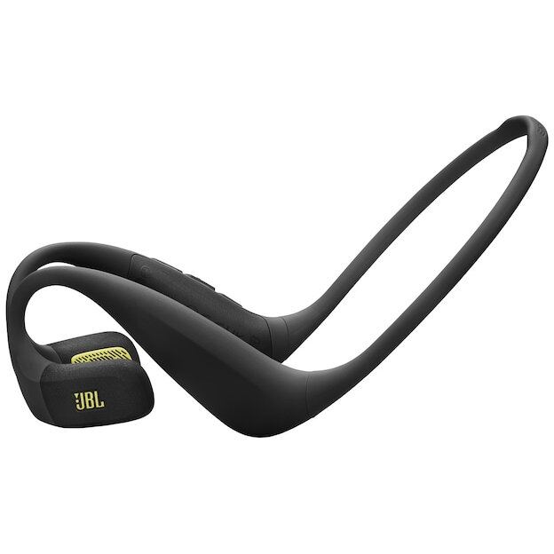 JBL Casti Open-Ear JBL Endurance Pace, True Wireless, Bluetooth, Multipoint, IP68, Negru/Lime