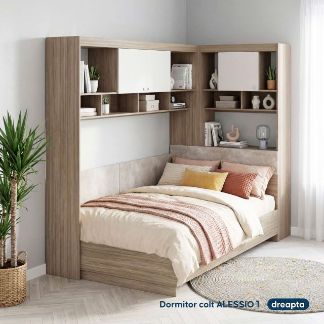 Set dormitor pe colt ALESSIO 1