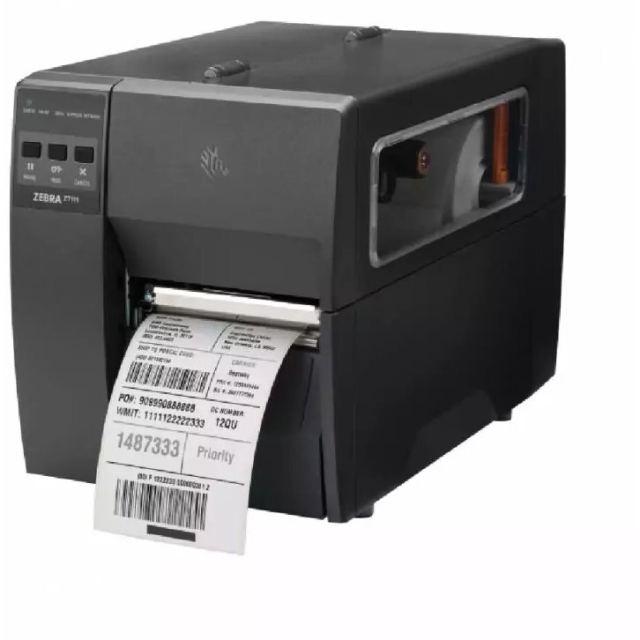 ZEBRA Imprimanta de etichete Zebra ZT111, TT, transfer termic, 300DPI, USB, Serial, Ethernet, Negru